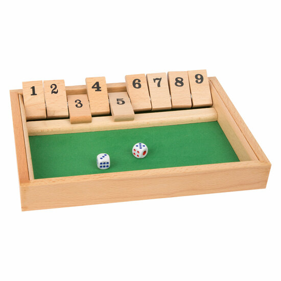 Small Foot - Shut the Box Houten Dobbelspel