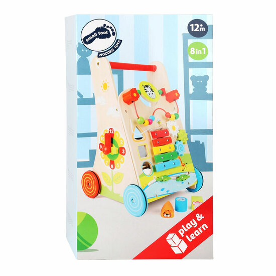 Small Foot - Houten Baby Walker Loopwagen Kleurrijk