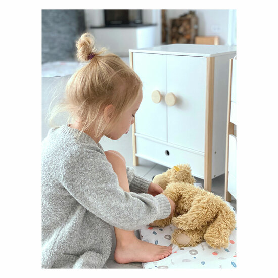 Small Foot - Houten Poppen Kledingkast Little Button met Han