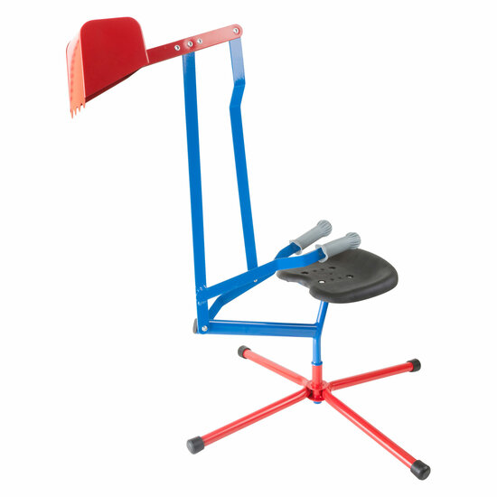 Small Foot - Metalen Graafmachine Blauw Rood