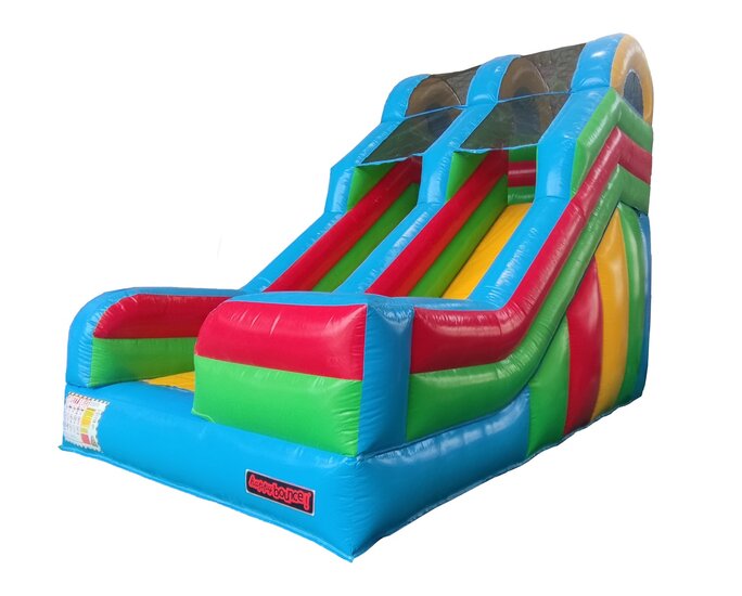 Springkussen High and Colorful Slide (pvc) &ndash; Avyna