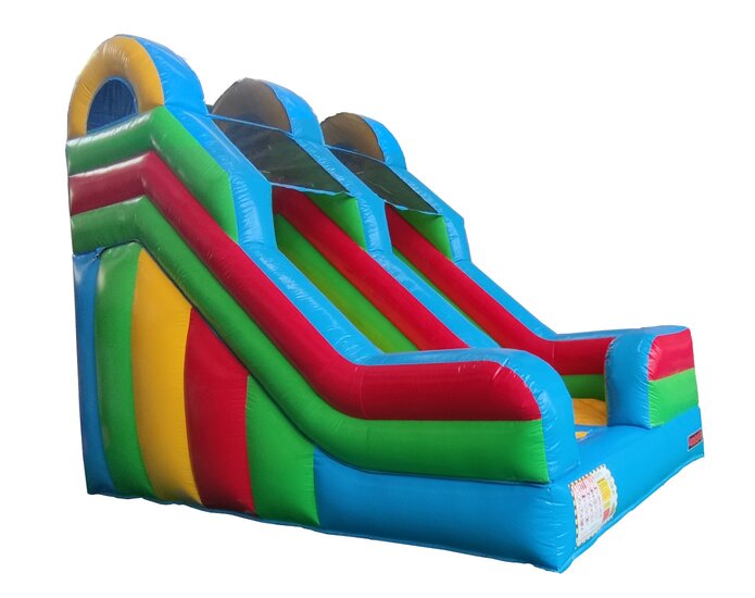 Springkussen High and Colorful Slide (pvc) &ndash; Avyna