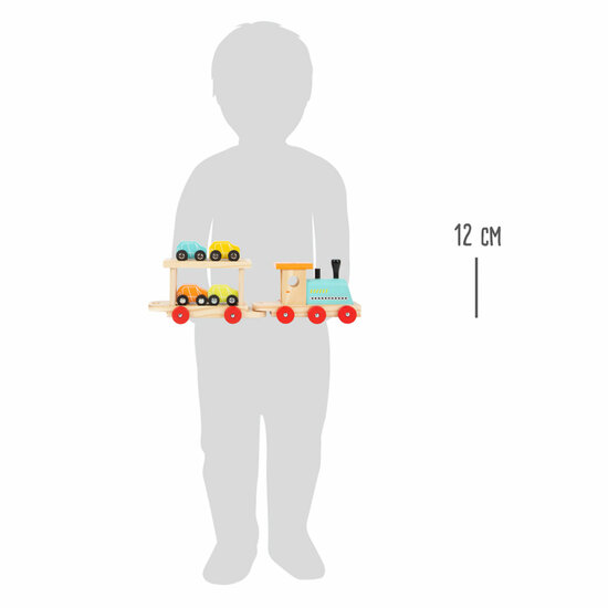 Small Foot - Houten Trein Transporter met Auto&#039;s, 11dlg.