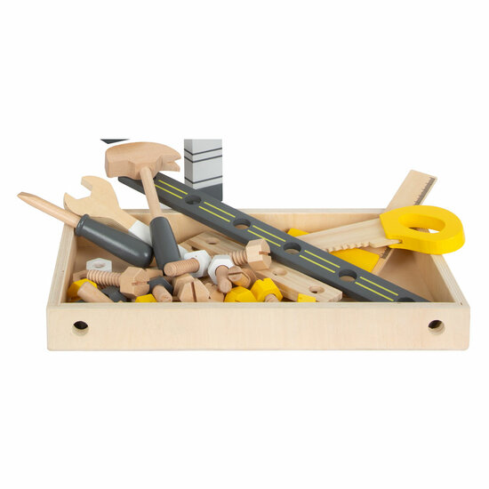 Small Foot - Houten Werkbank Compact Miniwob, 34dlg.