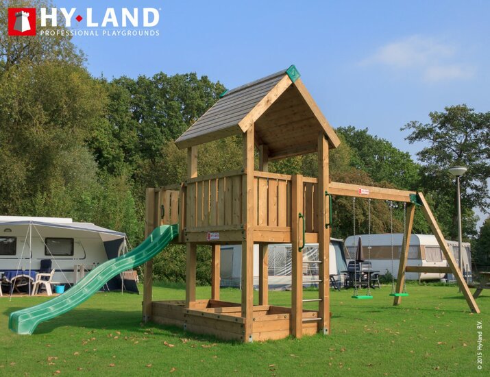 Hy-Land P3s Speeltoestel Douglas - RVS Glijbaan