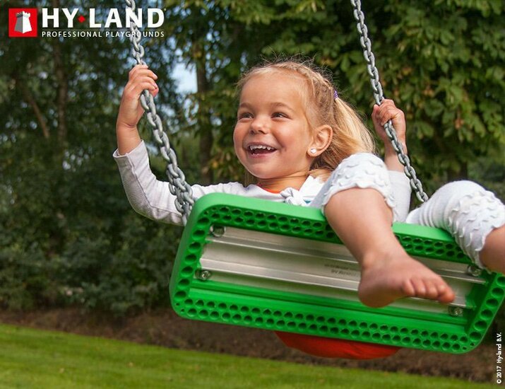 Hy-Land P6s Speeltoestel Grenenhout - RVS Glijbaan en Schommel