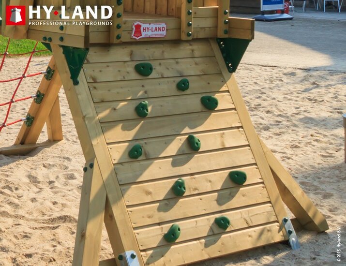 Hy-Land Q1 Speeltoestel Grenenhout - RVS Glijbaan