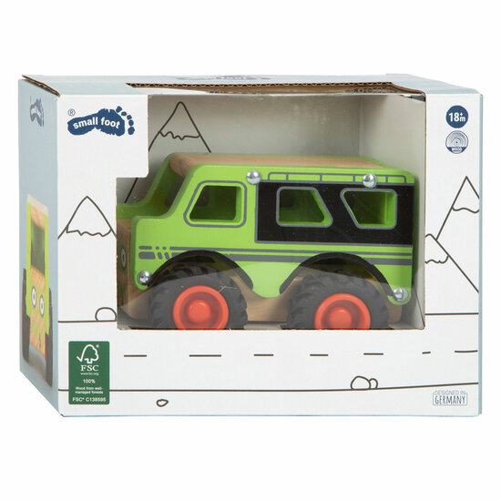 Small Foot - Houten Off-Road Jeep Groen