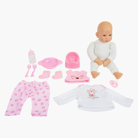 Small Foot - Babypop Marie met Accessoires, 7dlg.