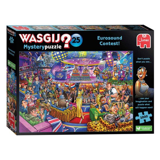 Wasgij Mystery 25 - Eurosound Contest! Puzzel, 1000st.