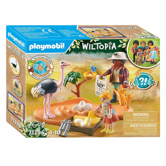 Playmobil Wiltopia Op Bezoek bij Papa Struisvogel - 71296