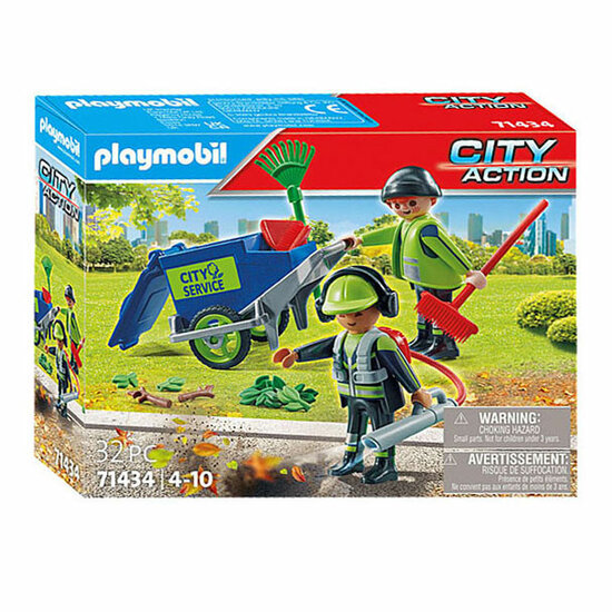 Playmobil City Action Figurenset Schoonmaakteam - 71434