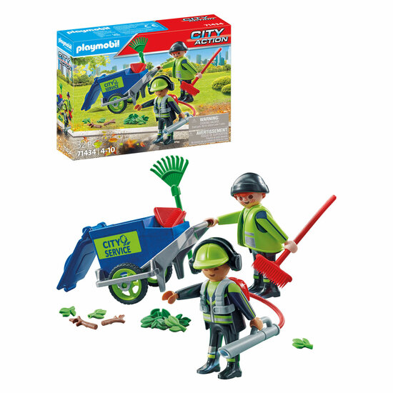 Playmobil City Action Figurenset Schoonmaakteam - 71434