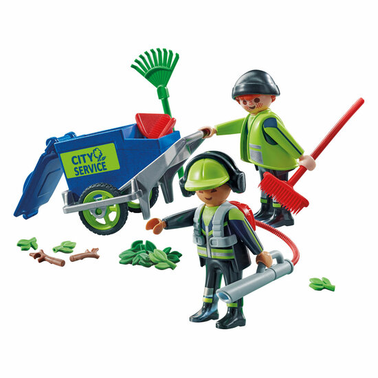 Playmobil City Action Figurenset Schoonmaakteam - 71434