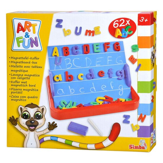 Art &amp; Fun ABC Magnetisch Bord in Koffer