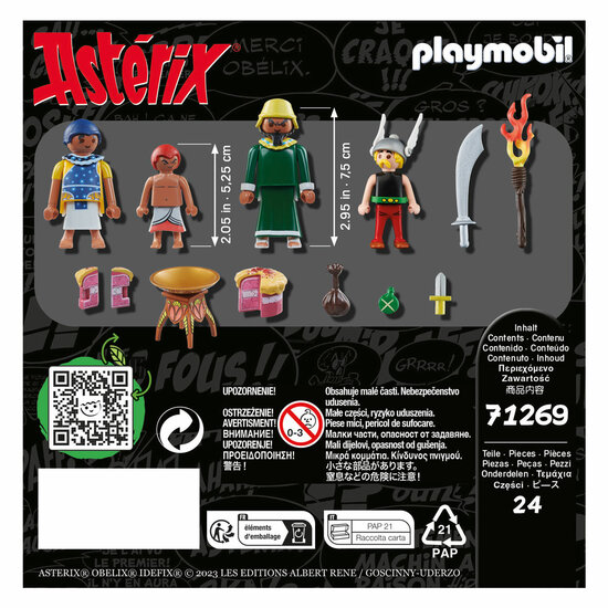 Playmobil Asterix: De vergiftigde taart van Plurkis - 71269