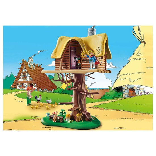 Playmobil 71016 Asterix Kakofonix Met Boomhut