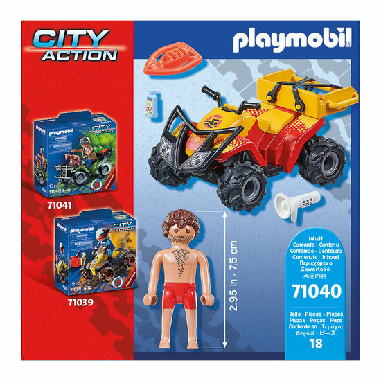 Playmobil City Action Badmeester Quad - 71040