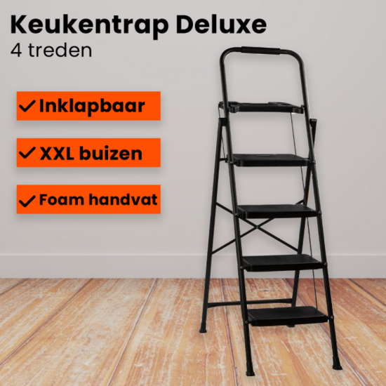 Keukentrap 4 Treden Deluxe