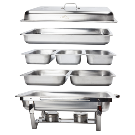 Alora Chafing Dish chrome 6 bakken