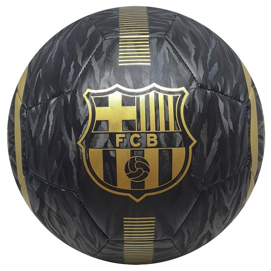 FC Barcelona Bal Away Zwart/Goud Size 5