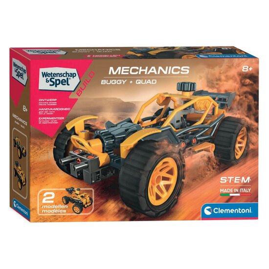 Clementoni Wetenschap &amp; Spel Mechanica - Buggy &amp; Quad