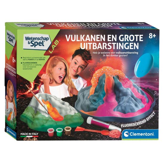 Clementoni Wetenschap &amp; Spel - Glow in the Dark Vulkaan