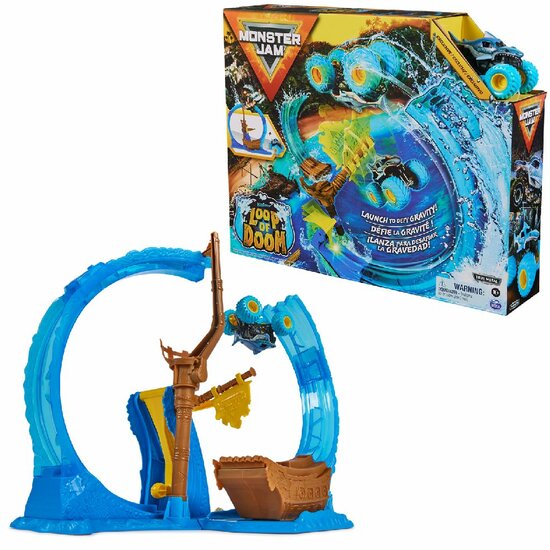 Monster Jam 1:64 Megalodon&#039;s Loop Of Doom Playset