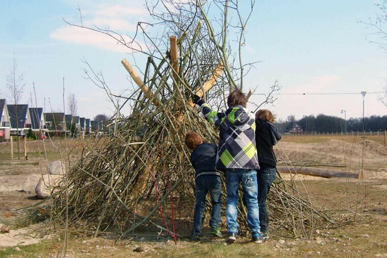 Robinia Tipistructuurtje voor openbaar gebruik 150cm x 150cm