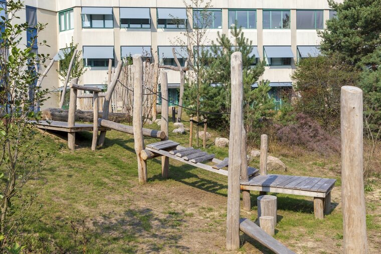 Robinia Balanceerstructuur voor openbaar gebruik 2200cm x 150cm