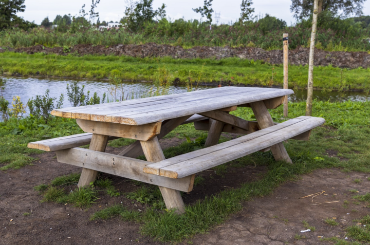 Robinia Picknicktafel robuust voor openbaar gebruik 200cm x 170cm