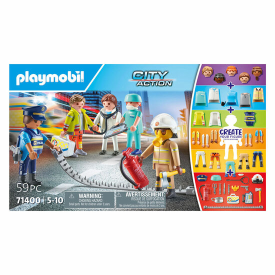 Playmobil City Action My Figures: Reddingsmissie - 71400