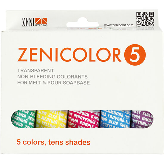 Zeepverf Kleur, 5x30gr