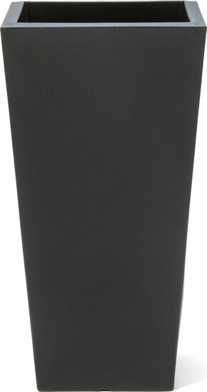 Tremont Vierkant Conische Bloempot Groot - Onyx Black