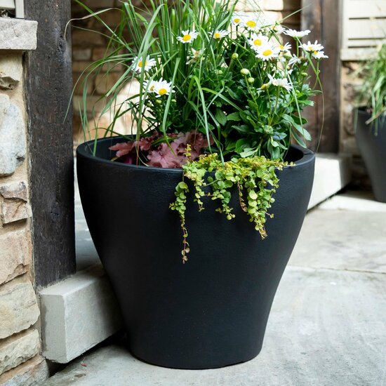 Fernway Bloempot - Onyx Zwart