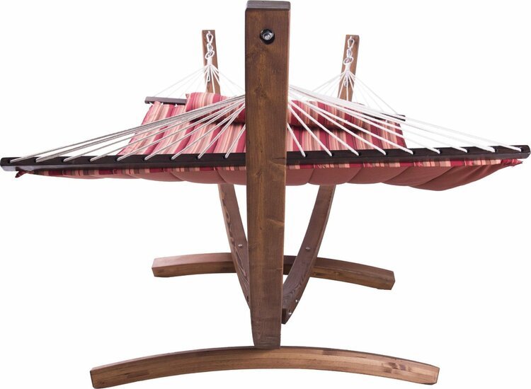 Hawa&iuml; Hangmat set - Hangmat met houten frame