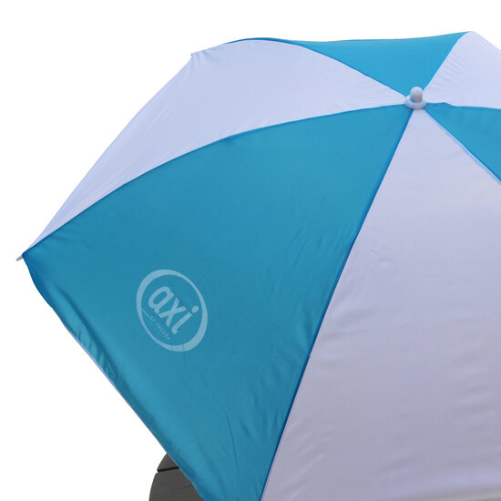 AXI Parasol ⌀125 cm - Blauw/wit