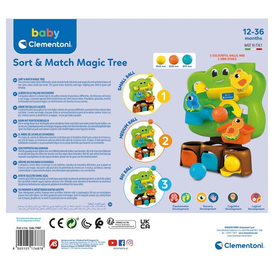 Clementoni Baby - Logic Colours Tree