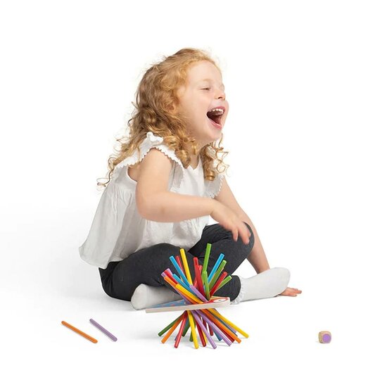 Bigjigs Stokken Oppikken Vogel Houten Kinderspel