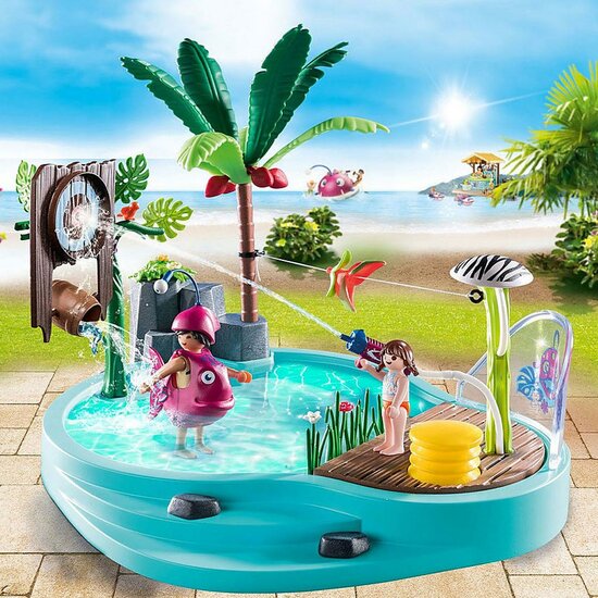 Playmobil Family Fun Zwembad met Watersplash - 70610