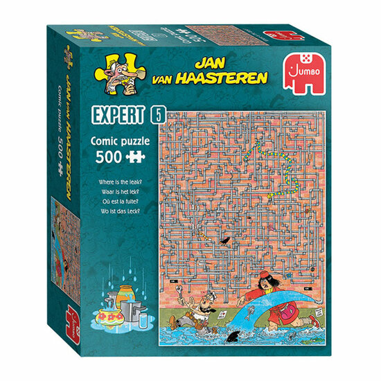 Jan van Haasteren Legpuzzel Expert 05 Where is the leak? 500