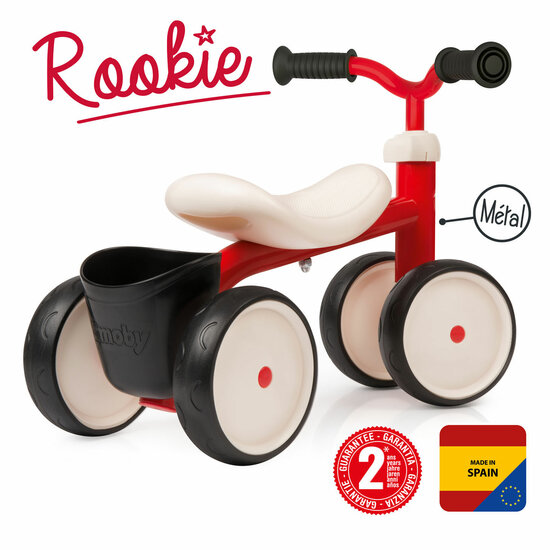 Smoby Rookie Ride-On Loopauto Rood