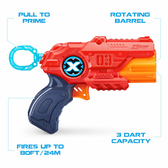 X-Shot Dart Pistool met 8 Pijlen