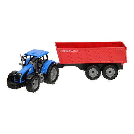 Tractor met Aanhanger 1:32