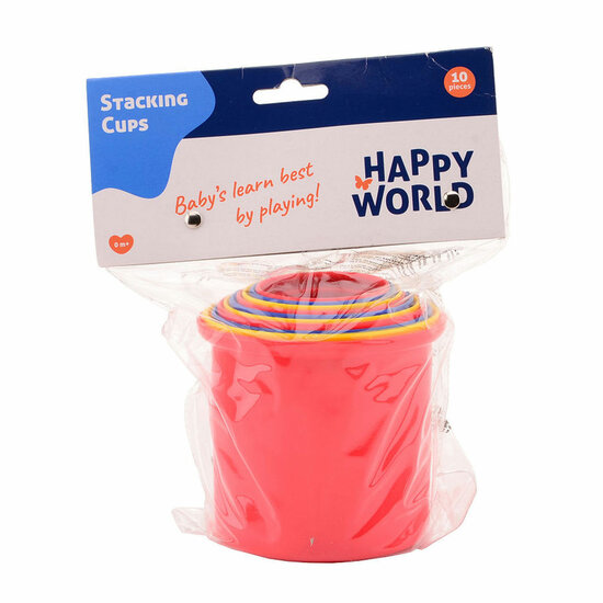 Happy World Stapelbekers, 10dlg.