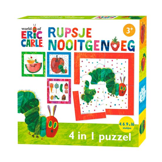 Rupsje Nooitgenoeg Puzzel, 4in1