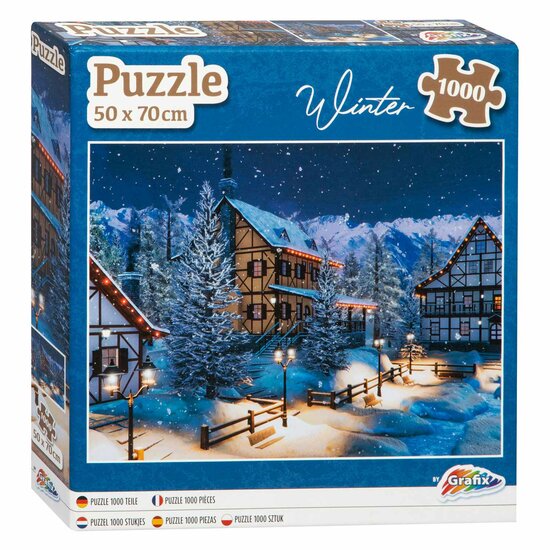 Winter Puzzel Village, 1000st.