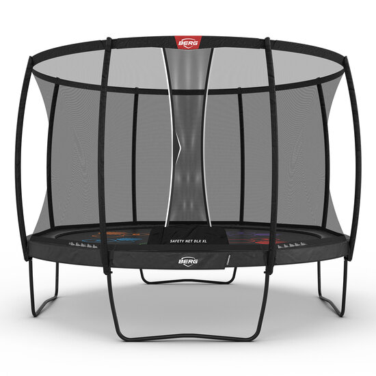 BERG trampoline Champion Regular 430 Grey Levels + Safety Net DLX XL