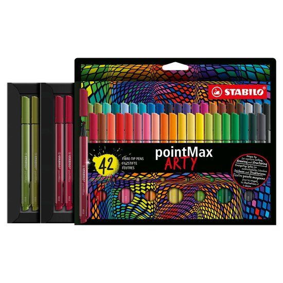 STABILO PointMax Fineliners ARTY, 42st.