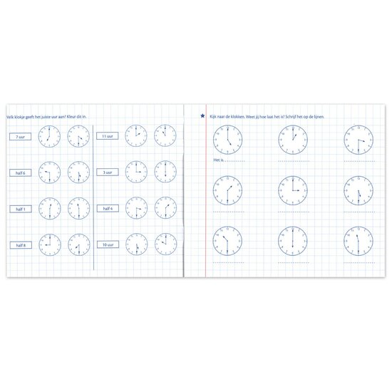 Mijn Oefenschrift De Klok 7-9 jaar